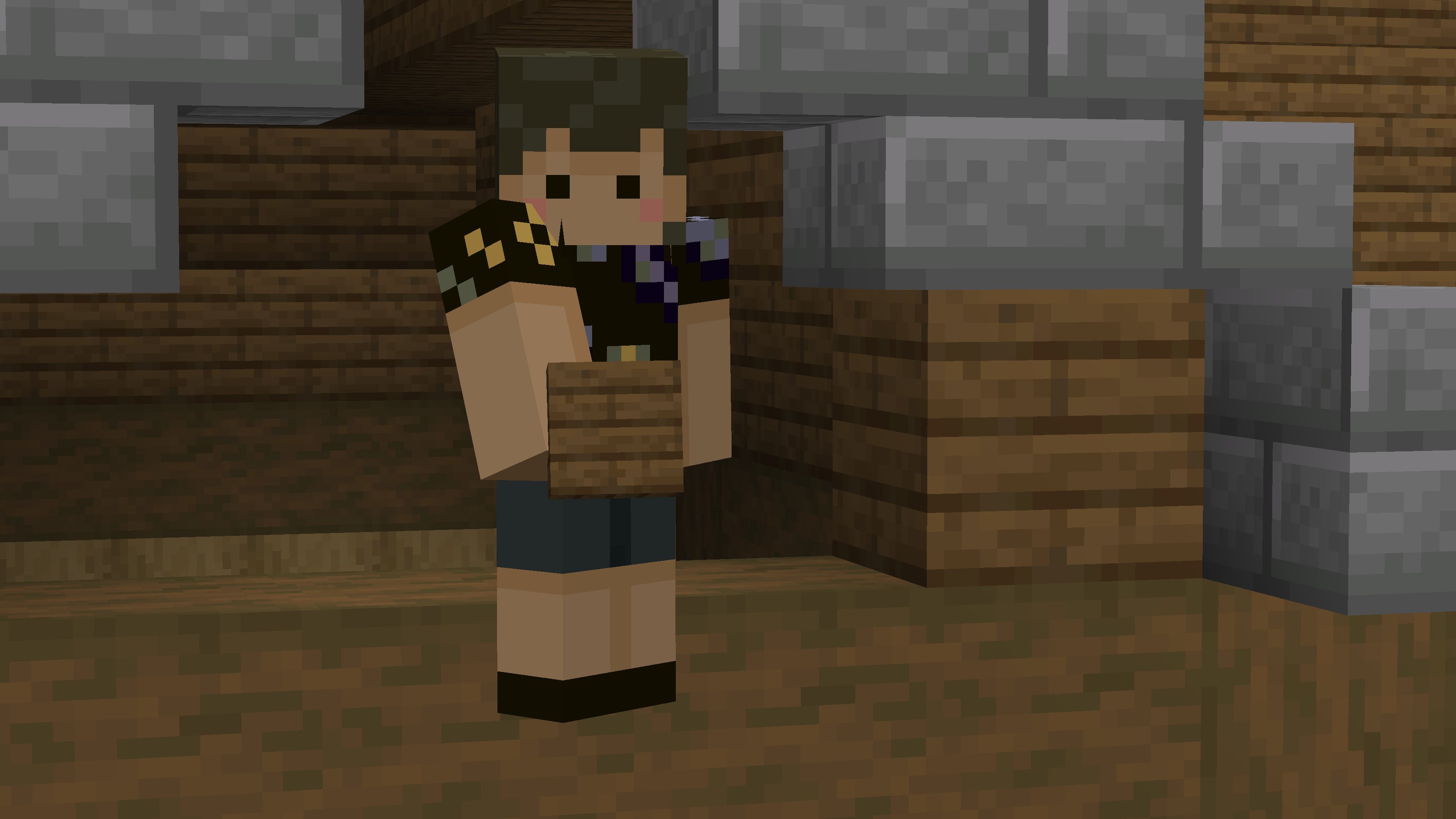 One Block Every Day on X: “Building a house in Minecraft but only 