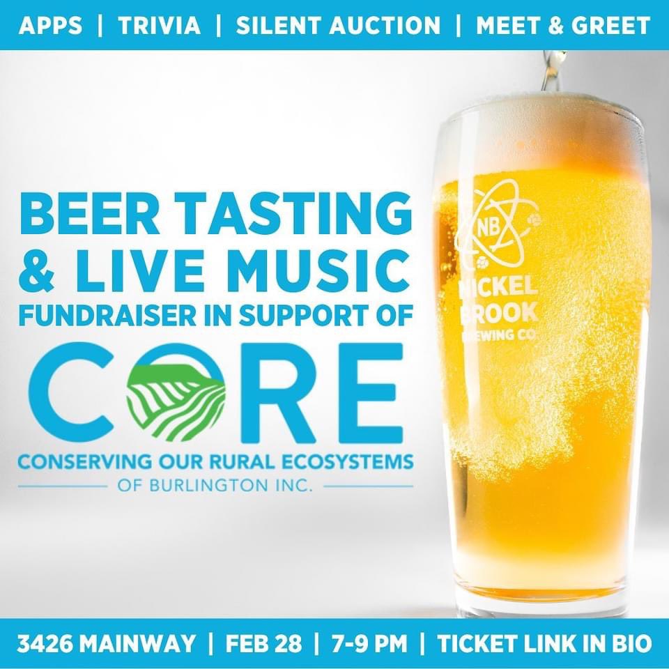 Conserving Our Rural Ecosystems of Burlington Inc. (@coreburlington) on Twitter photo There's still time for you to reserve a spot for this Tuesday's Beer Tasting & Music event!🍻 <a href="/NickelBrookBeer/">Nickel Brook Brewing Co.</a>
Get your tickets here 👉 bit.ly/3DPnSA4
#NoQuarry There's still time for you to reserve a spot for this Tuesday's Beer Tasting & Music event!🍻 <a href="/NickelBrookBeer/">Nickel Brook Brewing Co.</a>
Get your tickets here 👉 bit.ly/3DPnSA4
#NoQuarry
