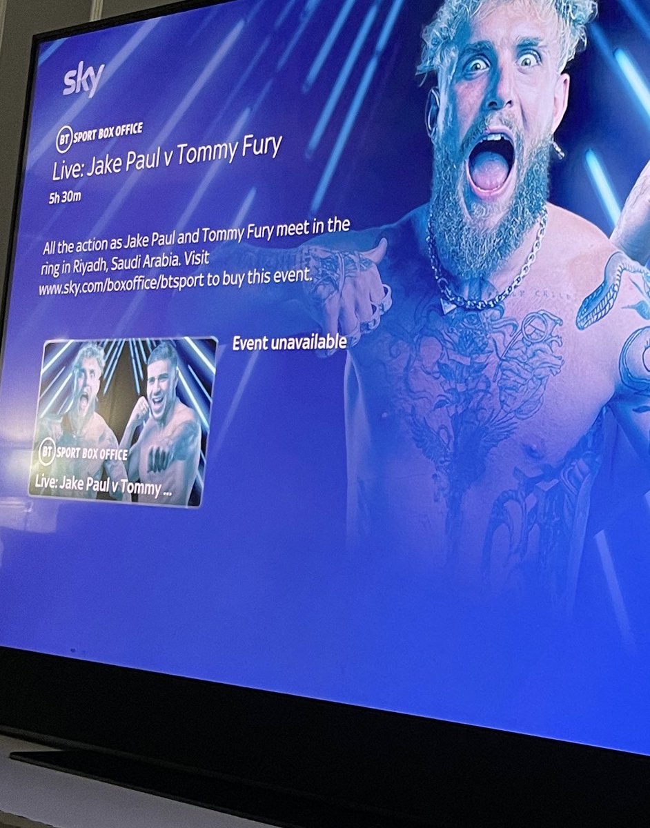 _JamesConnors_'s tweet photo. How we paid £20 for this, end of 7th round then it becomes unavailable??!! What the hell is that?! @SkyHelpTeam @btsport https://t.co/REdwpOfSGQ