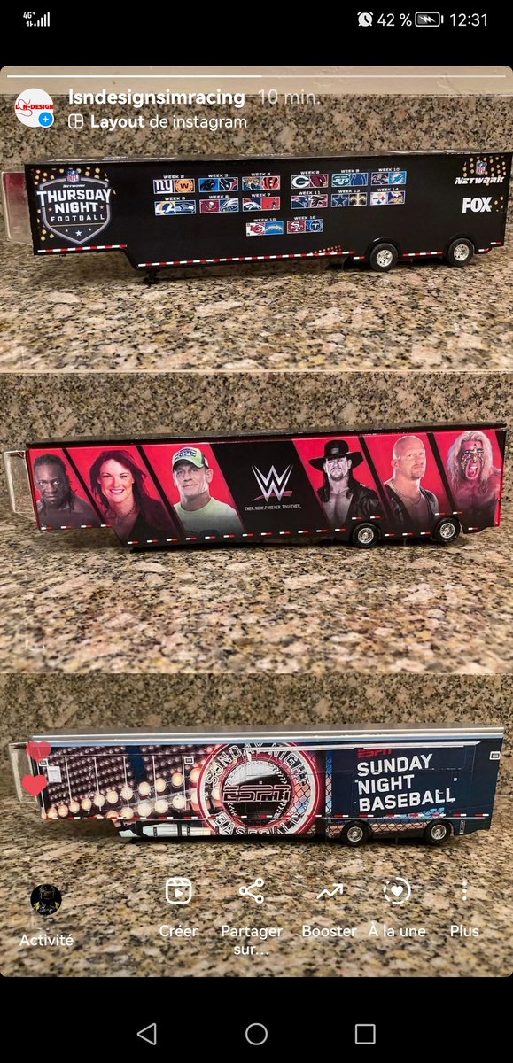 LSNLiverySIM's tweet image. c'est fou quand un client américain reproduit mes dessins 😍😍😍 #DimancheNASCAR #harvick #wwe #mlb #nfl #haulers