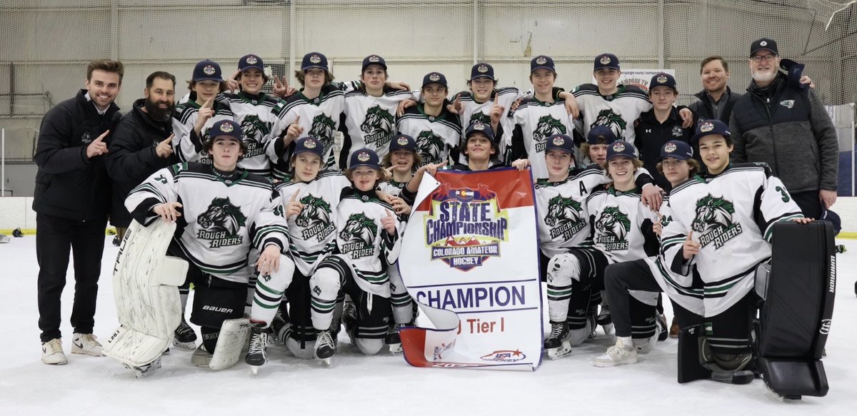 RMRoughRiders's tweet photo. Congrats to the @RMRoughRiders 14Us for winning the 14U Tier 1 Colorado State Championship!!!   Nice job RIDERS!!!

GO RIDERS!!!   RIDE TOGETHER!!! https://t.co/iTroZcD2CE