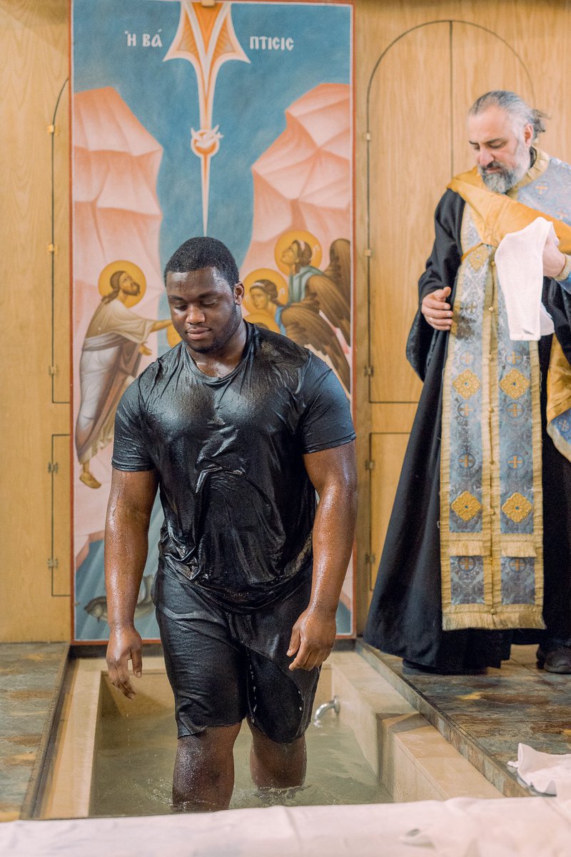 AaronKwakye02's tweet photo. I am now an Orthodox Christian by the grace of our Saviour. Thank you twitter friends for helping me learn about Christ’s Church https://t.co/bbf1yqTcLl