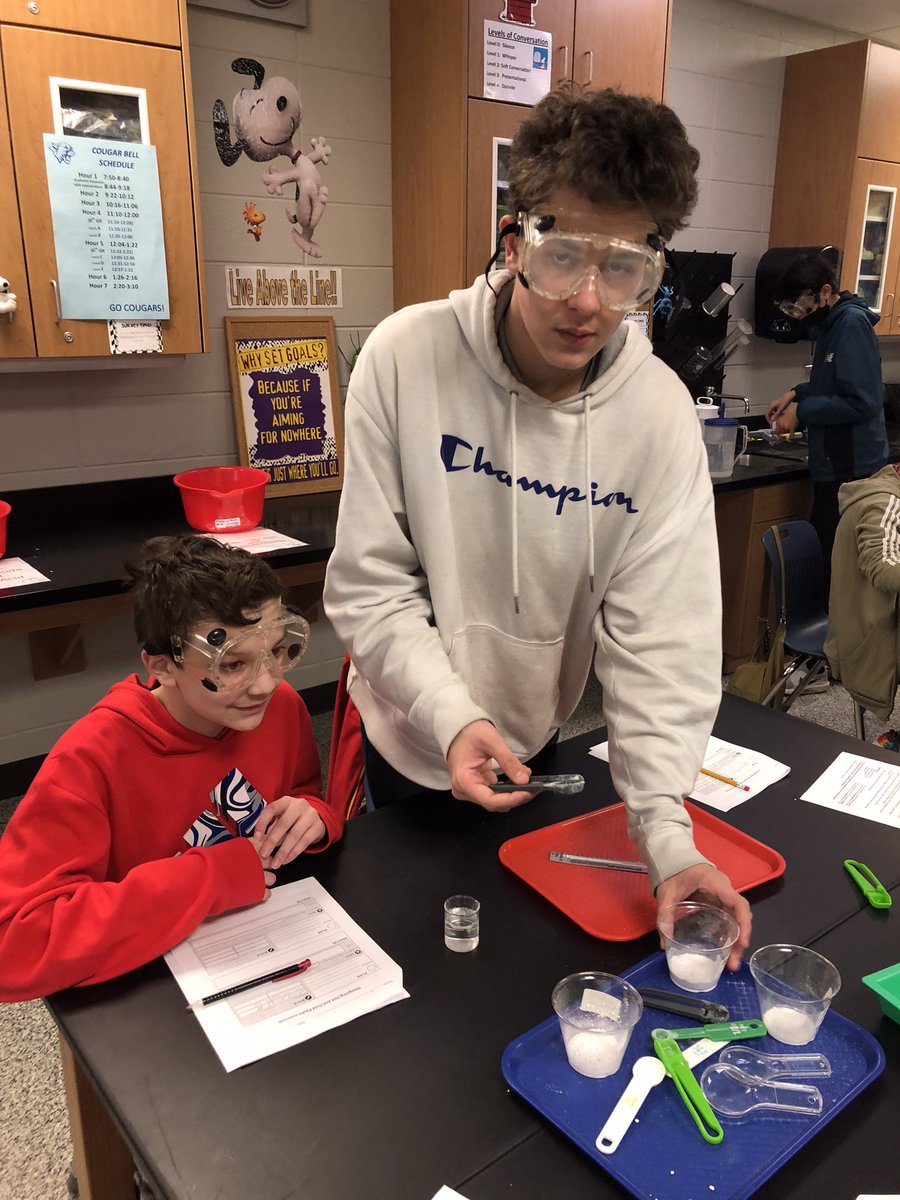 Designing and testing hot and cold packs in Science!