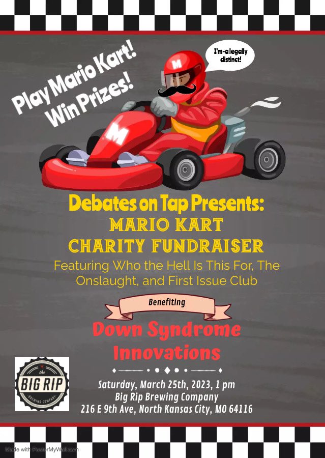 March 25th KC. See you <a href="/BigRipBeer/">Big Rip Brewing Co</a>