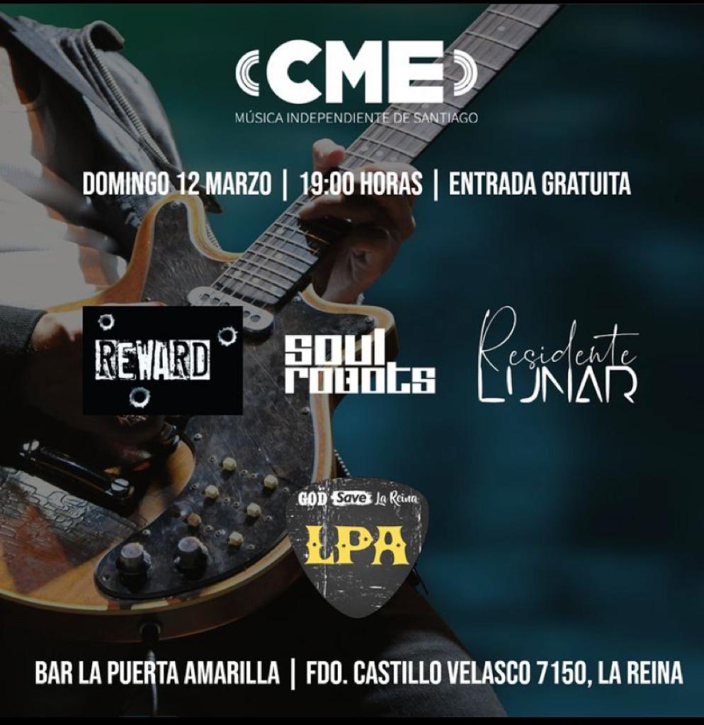 Nuevamente #Reward en concierto!!! <a href="/Decibel_120/">Radio Decibel 120</a> <a href="/adnradiochile/">Radio ADN</a> <a href="/radiorockatto/">#RadioRockatto #CicloRockChileno #MasMusicaCL</a> <a href="/AlSurdelRock/">Al Sur del Rock , #CicloRockChileno #RadioRockatto</a> <a href="/Musicachilenacl/">MusicaChilenaCL</a> #cme compartir !!!! Todos invitados 12/03 desde las 19.00 entrada liberada!!!!