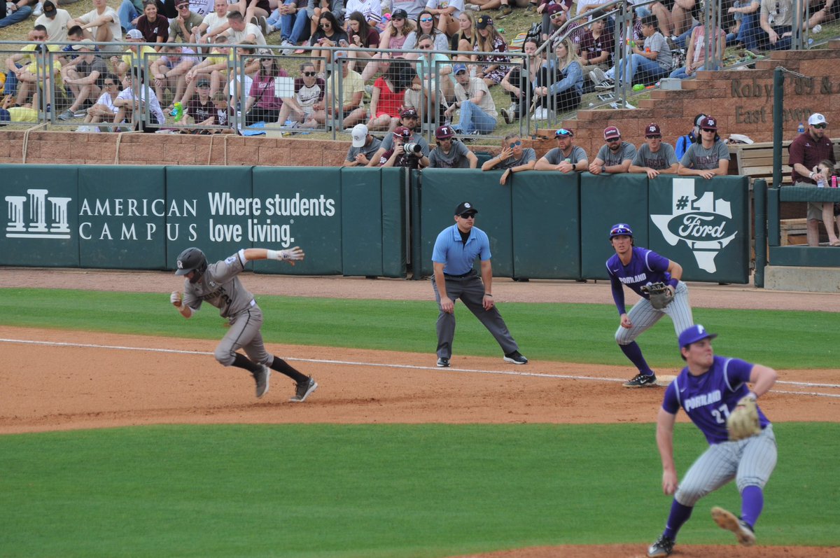 Finally got to go to a <a href="/AggieBaseball/">Texas A&M Baseball</a> game as a fan at Olsen for my first time. Got to meet the guys in <a href="/OlsenSection203/">Section 203 Raggies</a>. Y’all are awesome and it was amazing to meet y’all and see an amazing Aggie win!