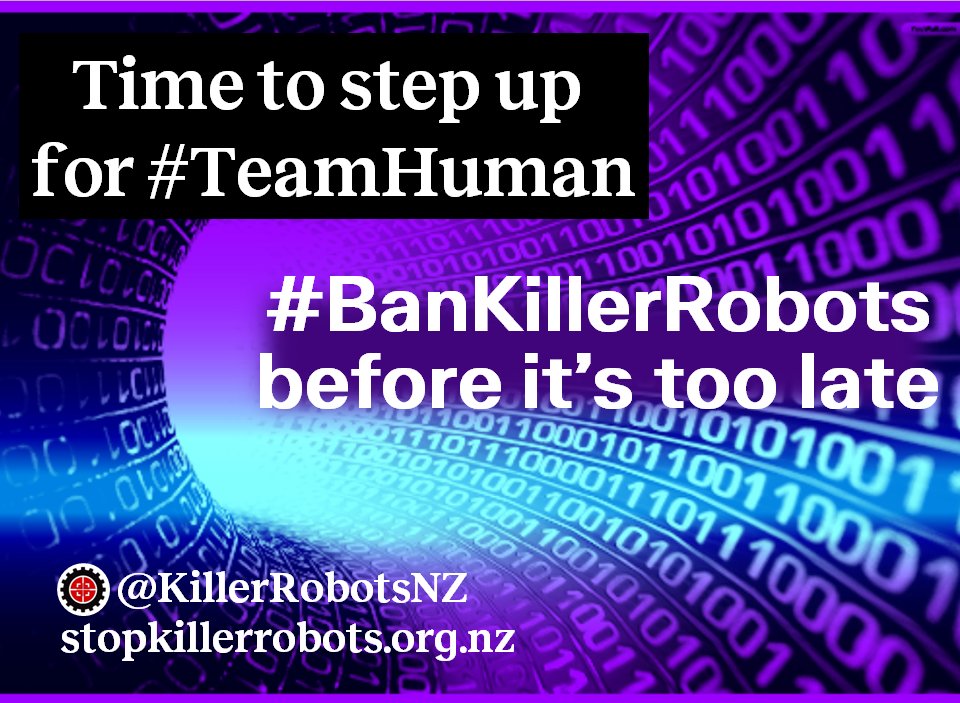 NZ Campaign Welcomes Major Step Forward 👉facebook.com/PeaceMovementA… #TimeToAct #BanKillerRobots @MaritzaChanV @BanKillerRobots @ousmannoor @elizabethminor3 @MinesActionCan @4disarmament @UN_Disarmament @andrewtychen @MarnieLloydd @RGDudley @JulijaSardelic @timjonesbooks #TeamHuman