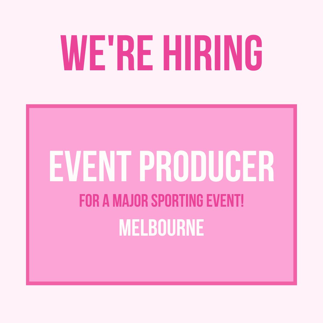 Perfect Events are hiring!
We have an exciting opportunity for an experienced Event Producer to join our team, and to work on a major sporting event based in Melbourne later this year.
If this sounds like you or someone you know, then click here to apply -lnkd.in/gx5C53VN