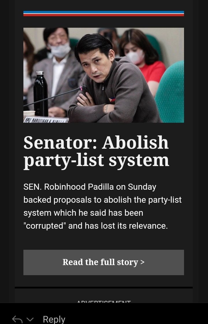 Agree ako dito. Especially yung mga legal front ng teroristang NPeey..