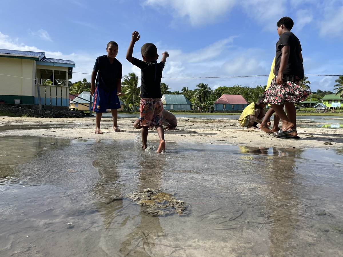 JTuisinu's tweet photo. Sea level rise and impacts of climate change witnessed first hand by children of Ogea in Lau.
Not an abstract notion, but a reality they are presented with. https://t.co/6ac5vKpARy