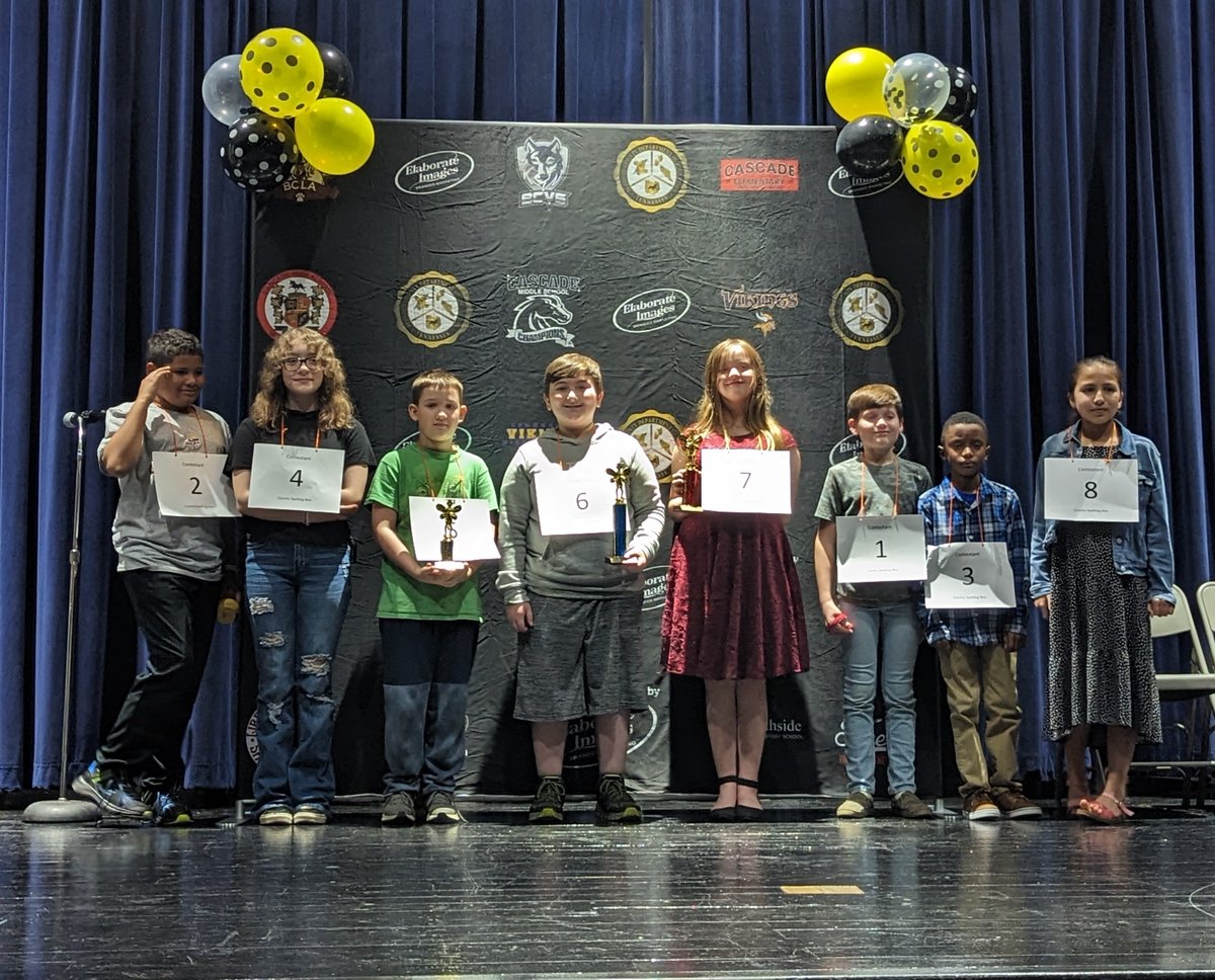 BedCoSchools's tweet photo. Our 1st annual #SpellingBee Championship showcased skills from each elementary & resulted in county-wide winners: 1st Place - John "J.T." Throneberry, #LibertySchool; 2nd Place - Kara Wiseman, #SouthsideElementarySchool; 3rd Place - Samuel Snyder, #LearningWayElementarySchool. https://t.co/7bGwgi6DQq