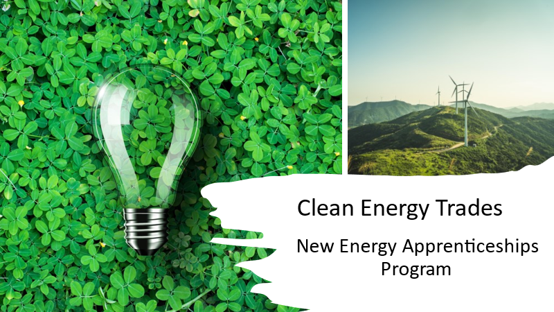 RESA_Australia's tweet photo. New Energy Apprenticeships 

The Australian Government has committed $95.6 million over nine years to support 10,000 New Energy Apprenticeships, including wage top-ups for existing trades required to build clean energy infrastructure! https://t.co/Tdfekhp8JT