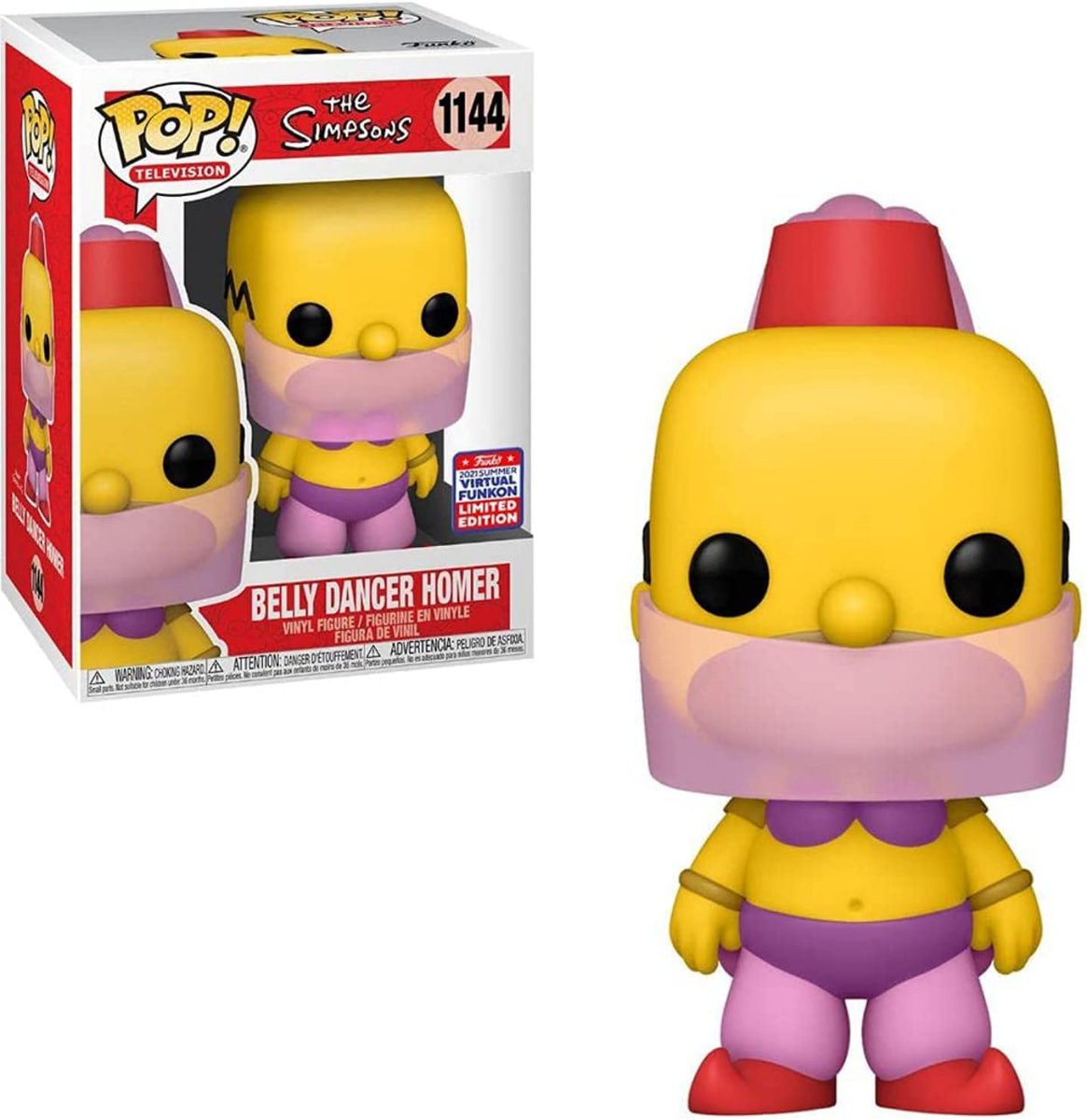 Funko Pop! Belly Dancer Homer - FunKon 2021 Summer Convention Shared Exclusive

Baja de 23 a 18,54€ 

amzn.to/3Xz1diL