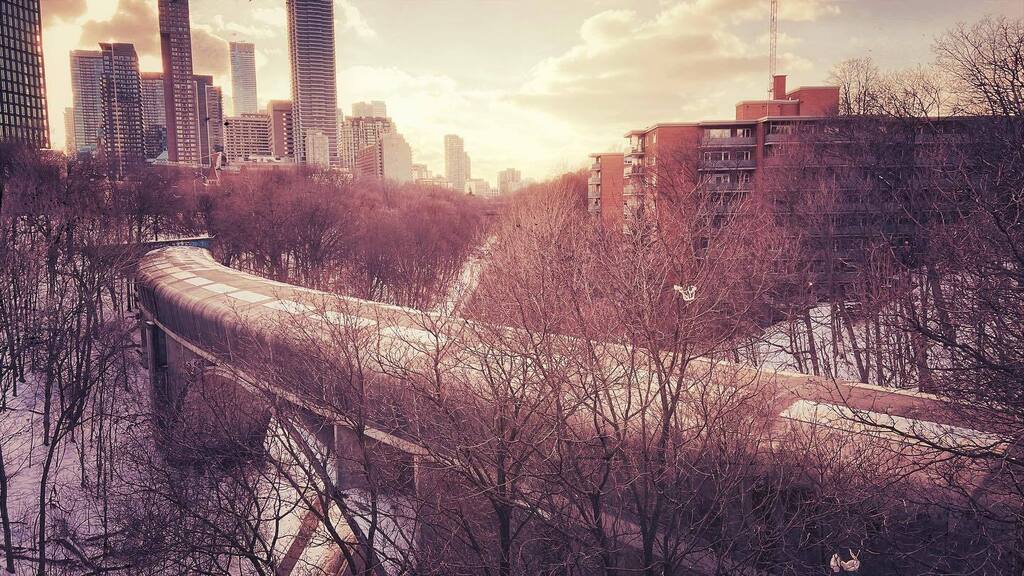 gettingcaptured's tweet photo. This section of the Bloor line always reminds me of a nuclear/zombie apocalypse.  Serious @lastofushbotv vibes.  #apocalypse #cordyceps #dystopia https://t.co/ugtq5XebJz https://t.co/3xcvPQqBVn