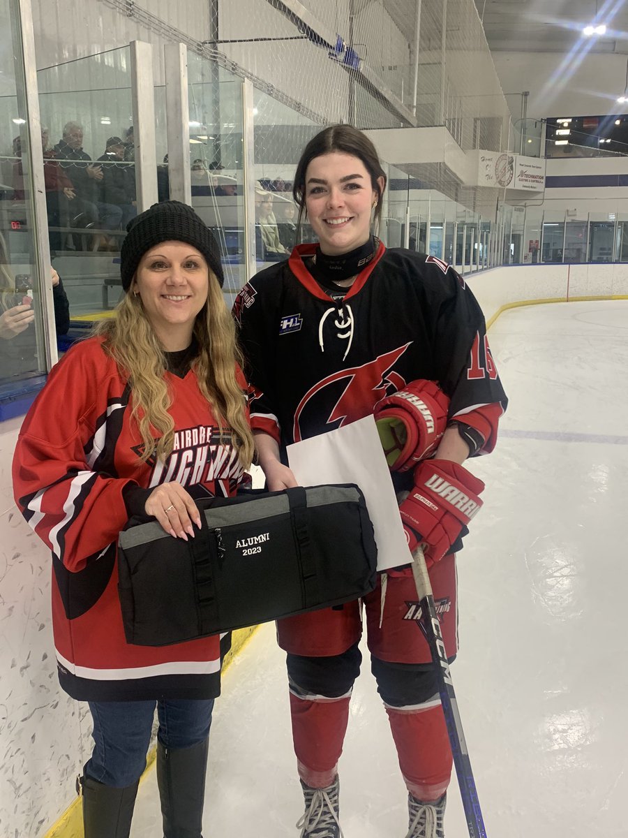 Graduating player Teagan Walker