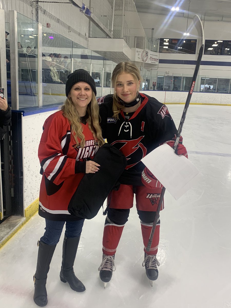 Graduating player Brooklyn Ruby