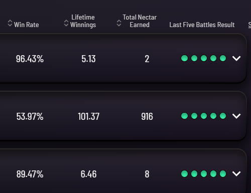 TKRok9's tweet photo. The charts may be red but my flys going green. @BattleFlyGame
Would've bought more mod packs for #ModPackMayhem but ran out of nectar for rerolls. Time to get back to the Battlefly Racer track to stack those nectar shards. https://t.co/eUHvq4Jpb7