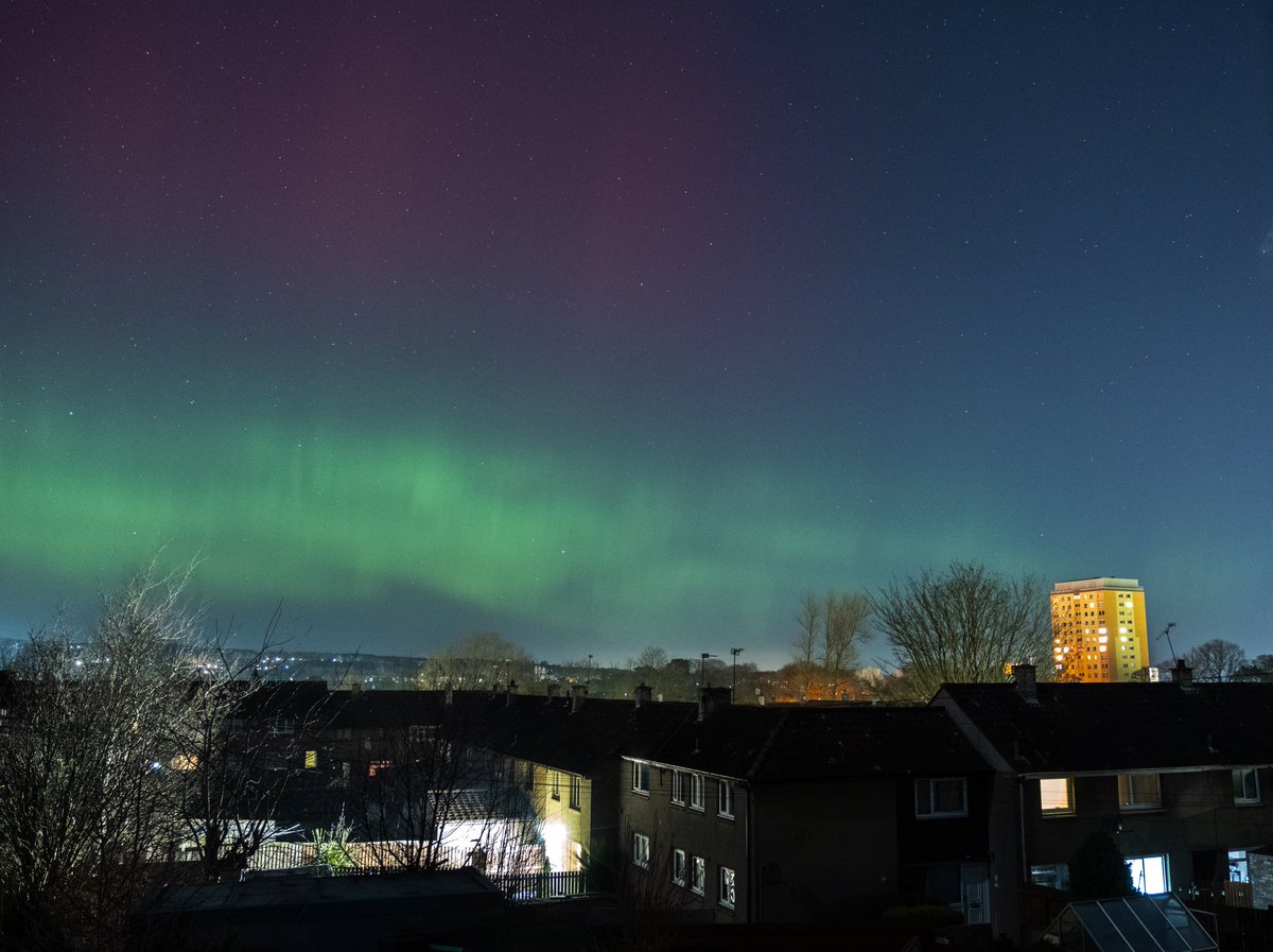 Northern Lights Scotland this evening 👀 #northernlights #northernlightsscotland 🏴󠁧󠁢󠁳󠁣󠁴󠁿✅