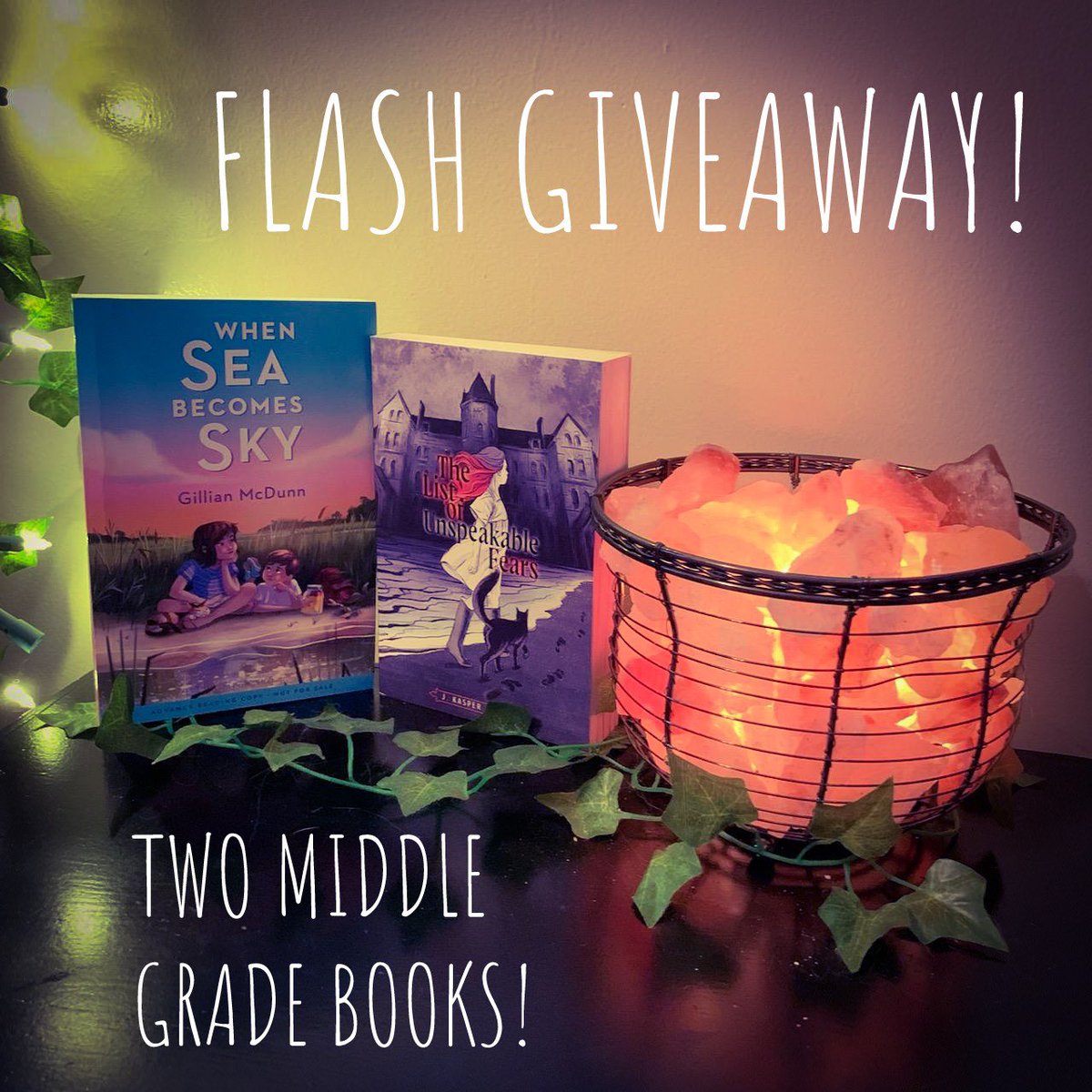 To celebrate the upcoming release of @gillianmcdunn’s beautiful new novel, WHEN SEA BECOMES SKY, head over to my Instagram (same account name ☺️) to enter to win not one but TWO middle grade novels! #Giveaway #kidlit #middlegrade #BookRecommendation