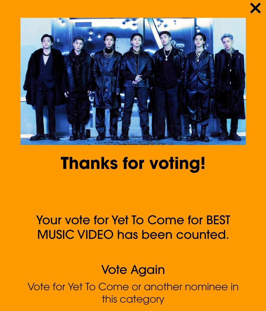 BB_Votaciones's tweet photo. 𝐈𝐇𝐄𝐀𝐑𝐓 𝐑𝐀𝐃𝐈𝐎 𝐌𝐔𝐒𝐈𝐂 𝐀𝐖𝐀𝐑𝐃𝐒🗳️
@BTS_twt

ARMY no olviden votar en la categoría 'Best Music Video'

Son 50 votos por método, por categoría y por cuenta

💻(solo para 🇺🇲🇨🇦🇲🇽🇦🇺🇳🇿):https://t.co/3o5Otvlo6M

🐦 #YetToCome #BestMusicVideo #iHeartAwards https://t.co/P102j6O7R8