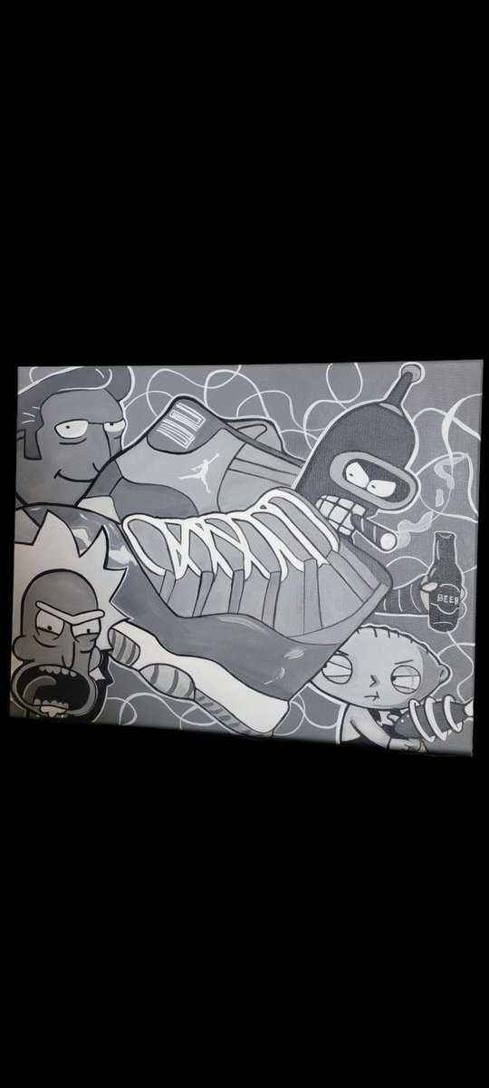 Bigbusinessart's tweet photo. "Cool Grey" 🎨🎨🎨

16 × 20

#art #painting #grey #coolgrey #js #jordans #stewie #rickandmorty #fattony #bender #bbdt #htown https://t.co/dsZCumSHQZ