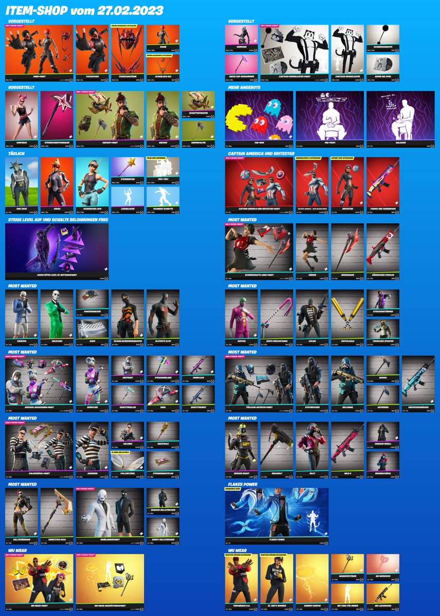 Der neue Item-Shop für 27.02.2023.

Unterstütze einen Creator: barfuem | #ad #Fortnite