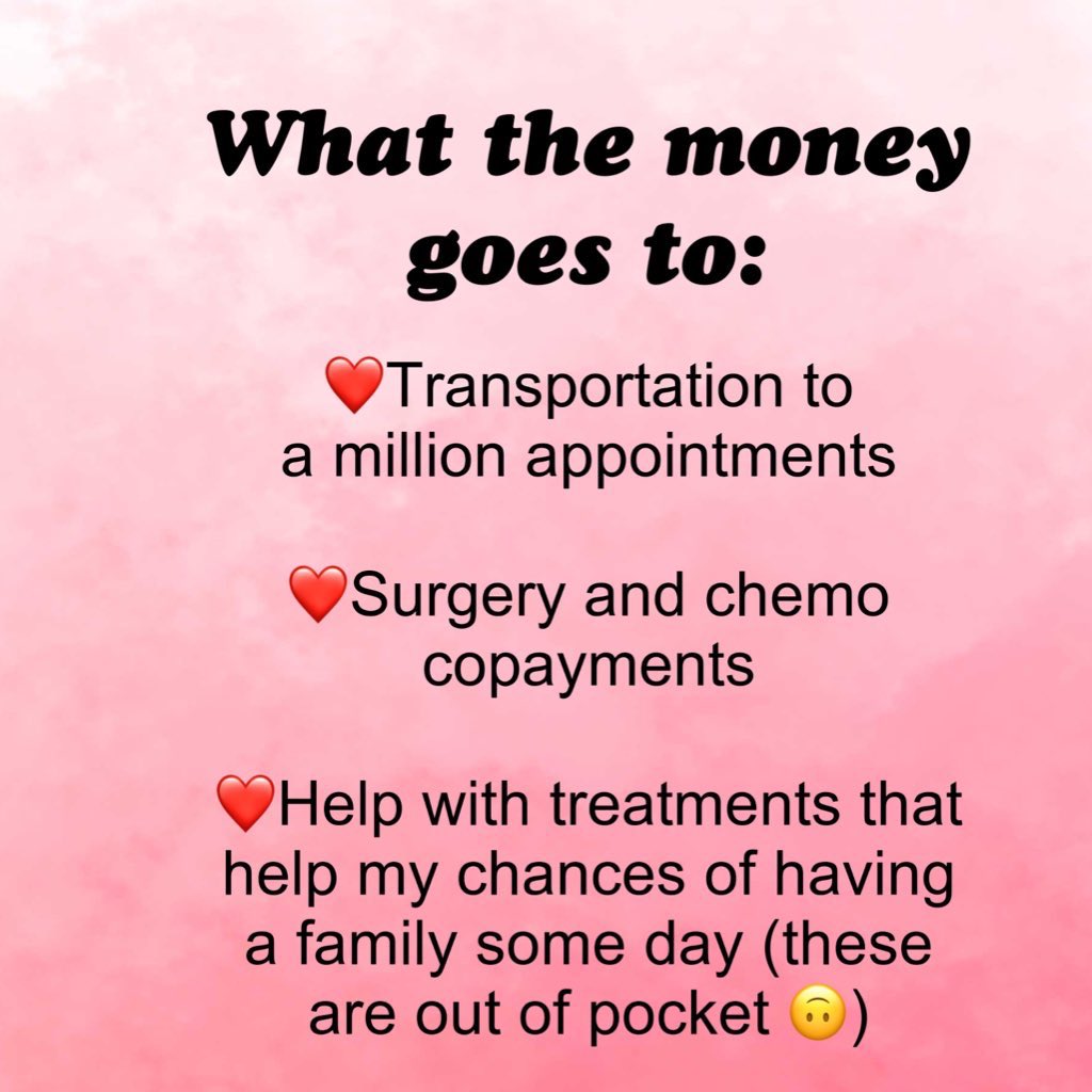OhHeyTracyy's tweet photo. This fight is a long road &amp; some ppl have asked how to continue helping so here’s a new link to help me with my cancer treatments! i really appreciate all the shares/contributions, this has been the hardest challenge ive ever had to face&amp; i feel the love❤️ https://t.co/YjjnwqKy83 https://t.co/nEqgK8kIFV