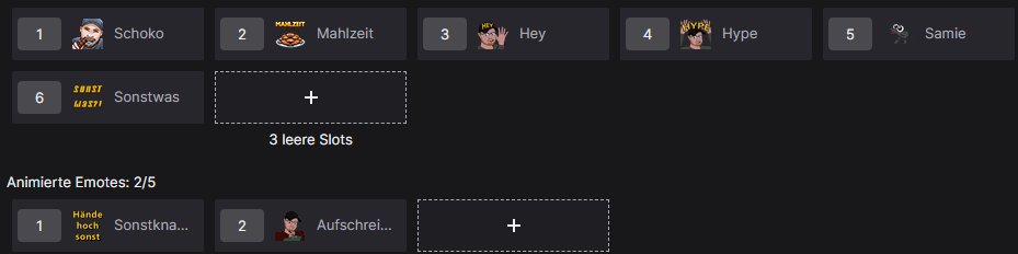 Endlich, die Emotes sind da :)