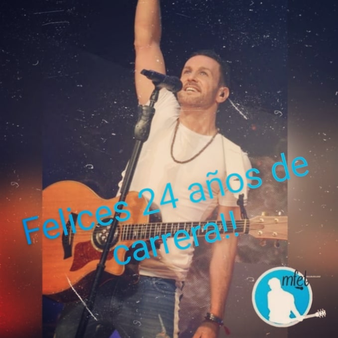 AxelFansSantaFe's tweet photo. Hoy no es un día más, hoy @axeloficial cumple 24 años de carrera... si, si lo que leyeron así que celebramos junto a él por muchos años más acompañándolo 🥂💙 https://t.co/LbKLp8MOrP