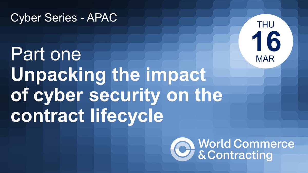 World Commerce & Contracting tweet media