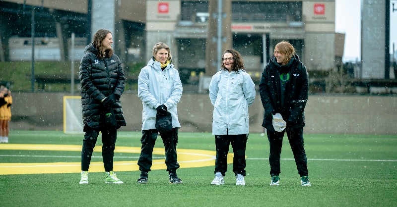 OregonWLAX's tweet photo. The Ducks return to winning form after a 15-8 victory over Kennesaw State!

#GoDucks