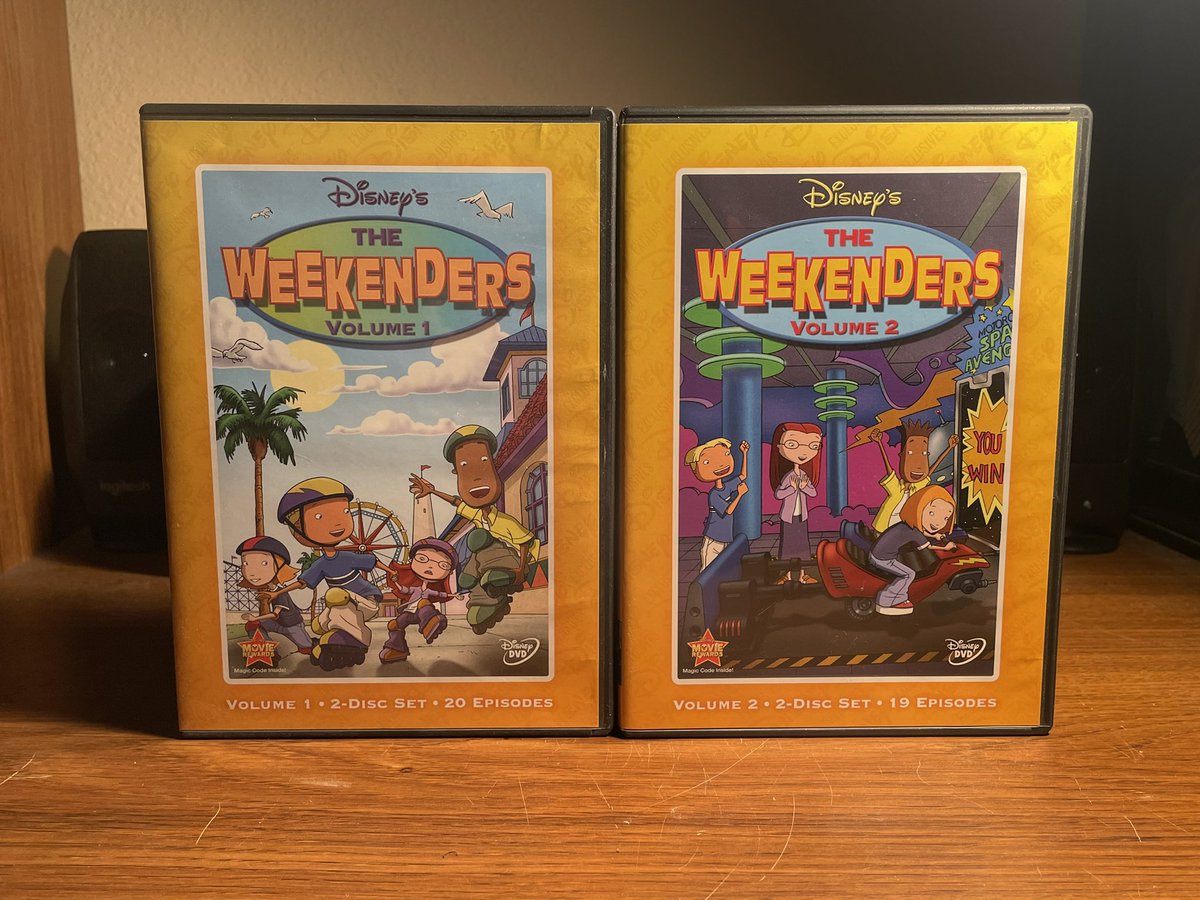 HipHopandGames's tweet image. On this day in 2000, The Weekenders premiered on ABC part of Disney’s One Saturday Morning. This show and Recess were my shit. This was definitely underrated and ahead of its time. I got these dvd box sets from eBay. They need to put this on Disney+. #TheWeekenders