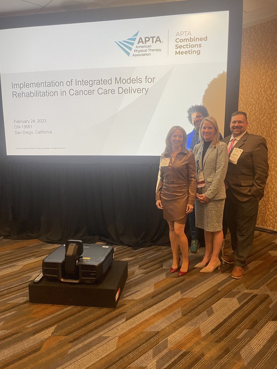 NicoleStoutPT's tweet image. It was a pretty subdued #CSM2023 for me recovering from a nasty stomach bug.
Did manage to get my 2 talks in and see some #oncologymafia