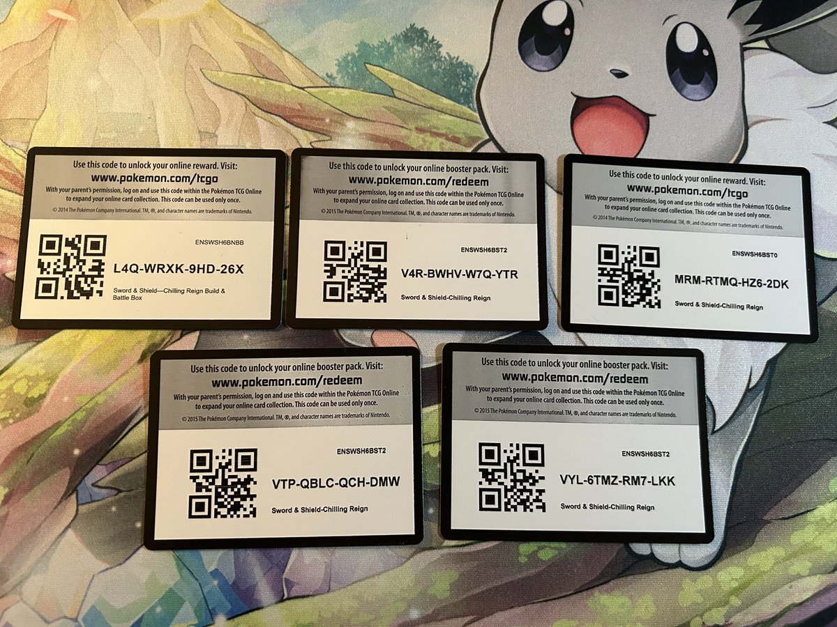 DanielKling_'s tweet image. Here y’all go! 😁 #PokemonTCGO #CodeCards