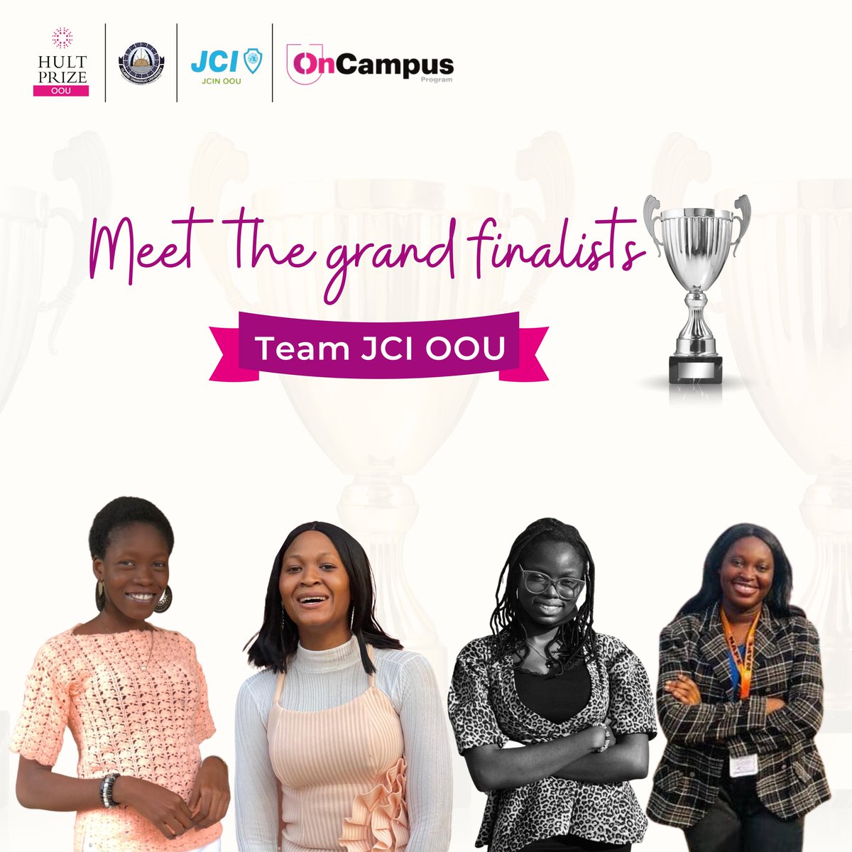 HultPrizeOOU's tweet photo. Presenting One of Our Grand Finalist Teams ‼️

TEAM JCI OOU @jcioou

Stay tuned for more information 😁

Website:https://t.co/0CqN6hvl3c

Facebook: https://t.co/FTymnTGGbZ

Twitter: https://t.co/9G3Kh9I4hu

Linkedin: https://t.co/tDDkwKHevv

💃💃💃💃💃💃💃💃 https://t.co/FuzelaY0lI
