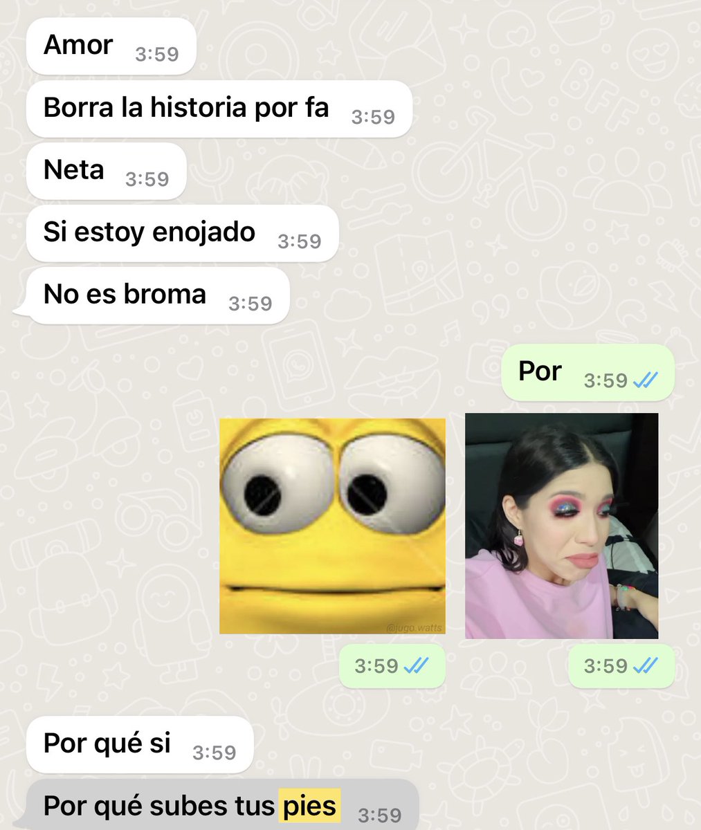 yerimua's tweet photo. Vengo a desbloquearle un recuerdo al Marcelo de cuando me hacía borrar historias donde salían mis pies por que me los celaba 😗 ya q anda muy hocicon y burlón en su live https://t.co/O9S3yEN1KC