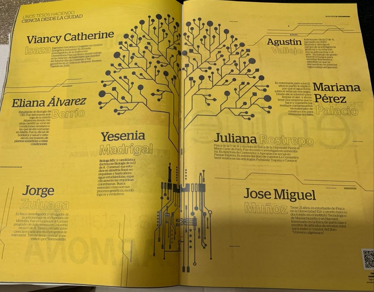 IUPascualBravo's tweet photo. 🙌🏼La Ingeniera Mecánica Viancy Khaterine Isaza, egresada y docente de la Institución, fue destaca en la edición especial de @JUANES para @elcolombiano por ser una de las mujeres más tesas en la ciencia,👩🏻‍🔬 por su aporte científico a nivel nacional e internacional. 👏 https://t.co/eWkOGxrkI9