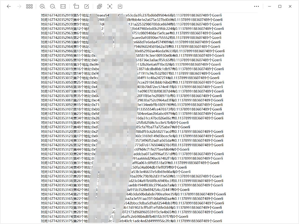 昨晚群友冲测试网的NFT很开心testnetmint.com，我也用工具冲了一下：
1、工具连接：github.com/robotchangzhan…
2、批量分号工具：disperse.app
3、剩下的就是按按钮，一次创建100个号，批量打，打完之后钱包还剩一点币用来挂单