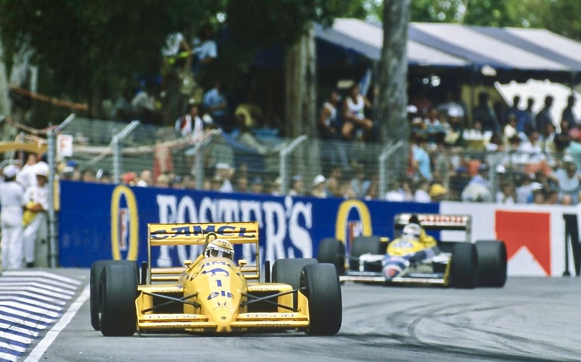 Legendary F1 🏁 on Twitter "RT Adelaide_GP Nelson Piquet leading