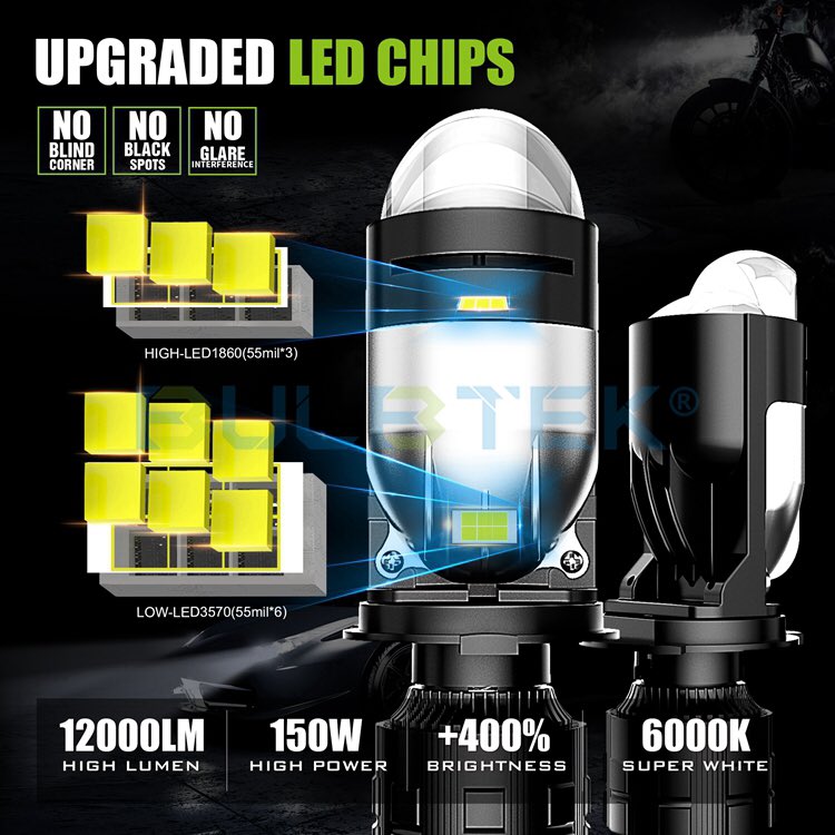 BULBTEK_LED_4's tweet image. 📣Well designed AM01 mini LED projector lens.
✅+400% super bright 150W &amp;amp; 12000LM.
🤝Dual lens + direct high beam.👉Buy 100sets FREE 10sets.
🌐bulbtek.com/bulbtek-am01-p…
#biled #biledprojector #biledlens #projectorretrofit #projectorheadlights #headlightlens #светодиодныелинзы