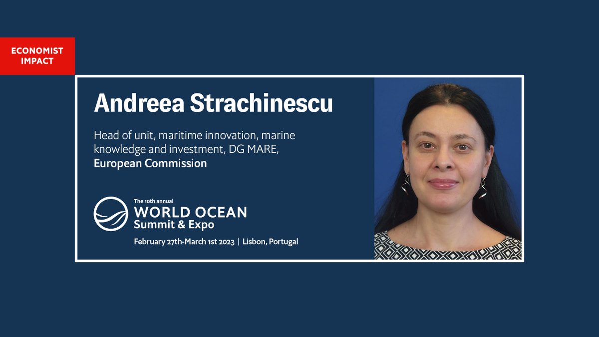 Honoured to be present at 2023 #OceanSummit Panel -Cross-industry ocean #science and data for the future of blue economies. #Marineknowledge is key for a #sustainable use of #OurOcean and waters; we need #innovation, knowledge and maritime investments for a resilient #blueeconomy