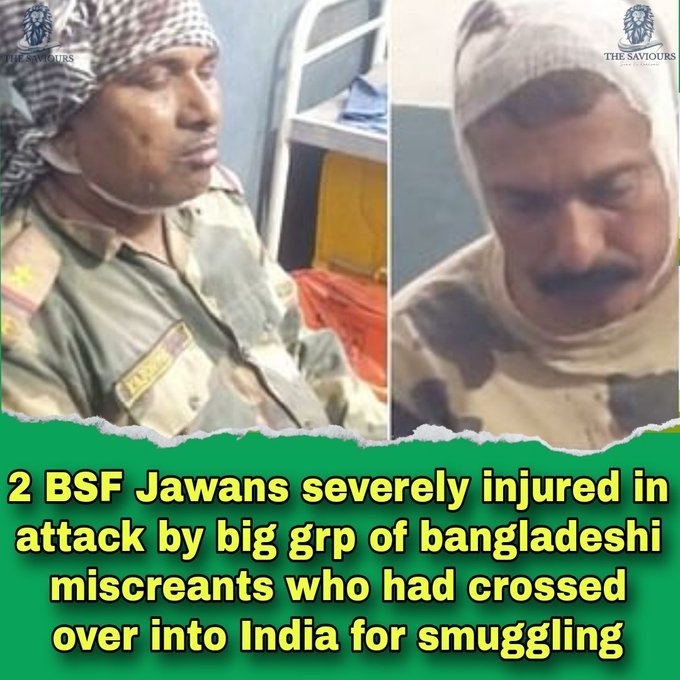 Our brave #BSF soldiers perform their duty by facing many challenges day and night on the border.
#BDmiscrientsAttackedBSF on #IndoBangladeshBorder #WestBengal 
#TeJran