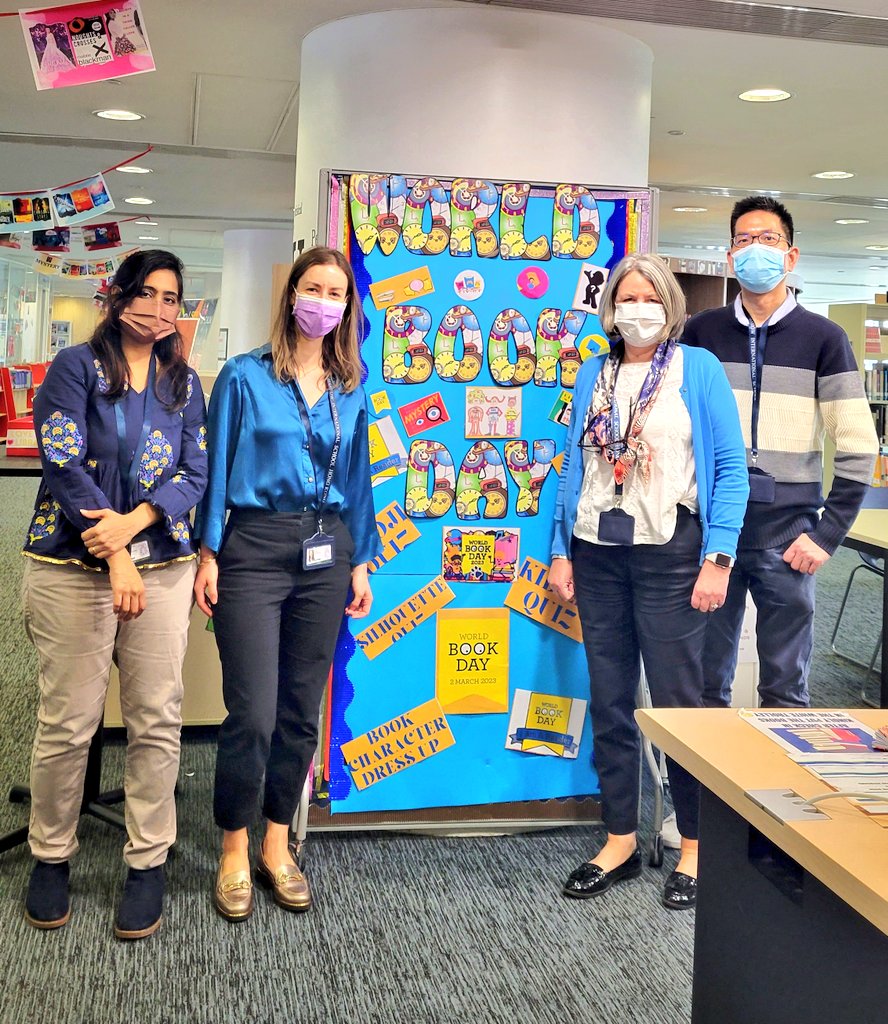 HarrowHKLib's tweet photo. The Harrow HK Library team wishes you a wonderful BOOK WEEK! Have you decided on your costume for World Book Day this Thursday? 

#bookweek #worldbookday #welovebooks #celebratereading #harrowhk #librariesofig #librariansrock #readersareleaders https://t.co/Ri0S101OTk