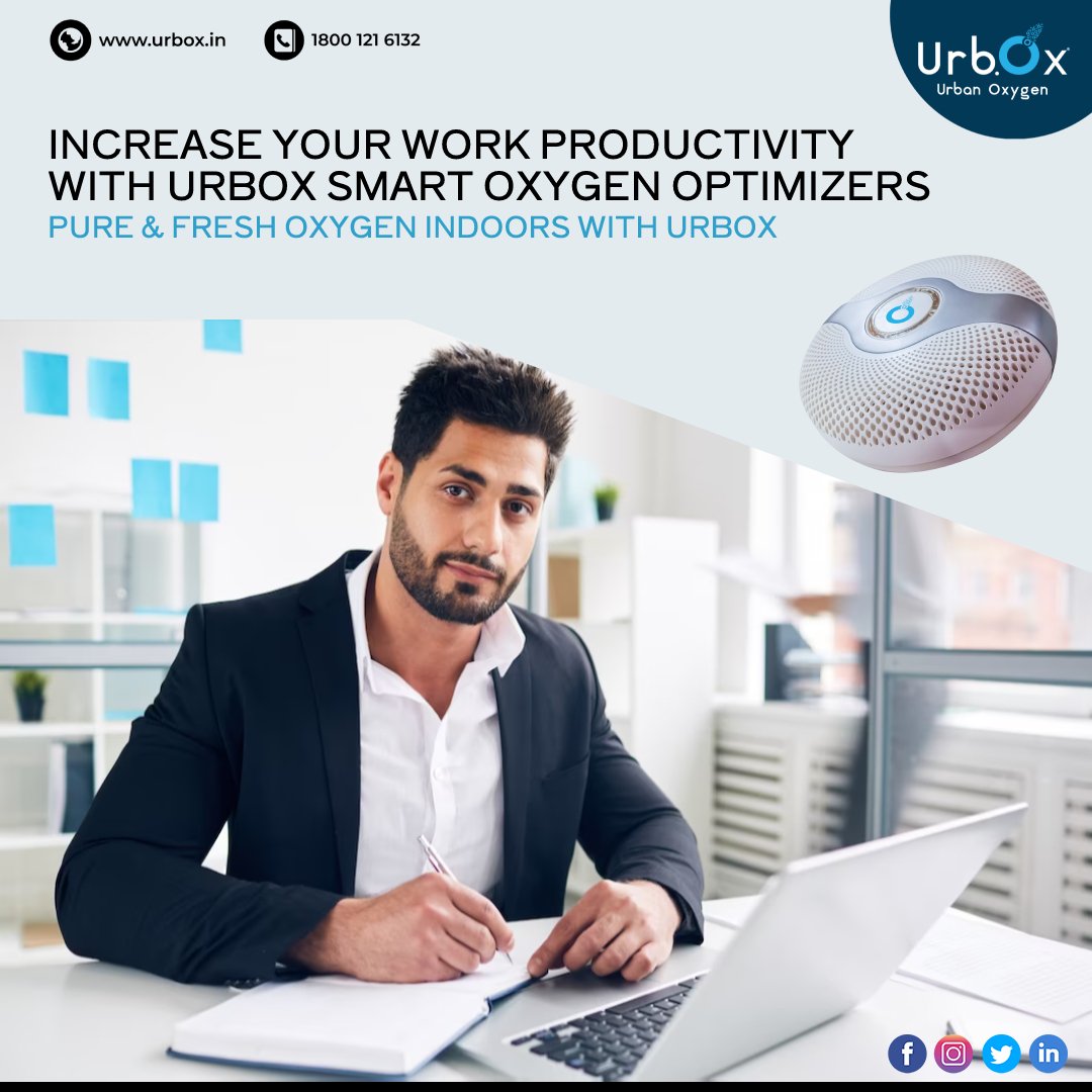 UrbOxIndia's tweet photo. UrbOx Smart Oxygen Optimizers | Breathe Healthy Live Healthy...

#oxygengenerator #oxygenconcentrator #oxygenoptimizer #oxygen #pmo #pmoindia #airpurifier #urbox #urboxindia #startupindia https://t.co/yymvh91Gcz