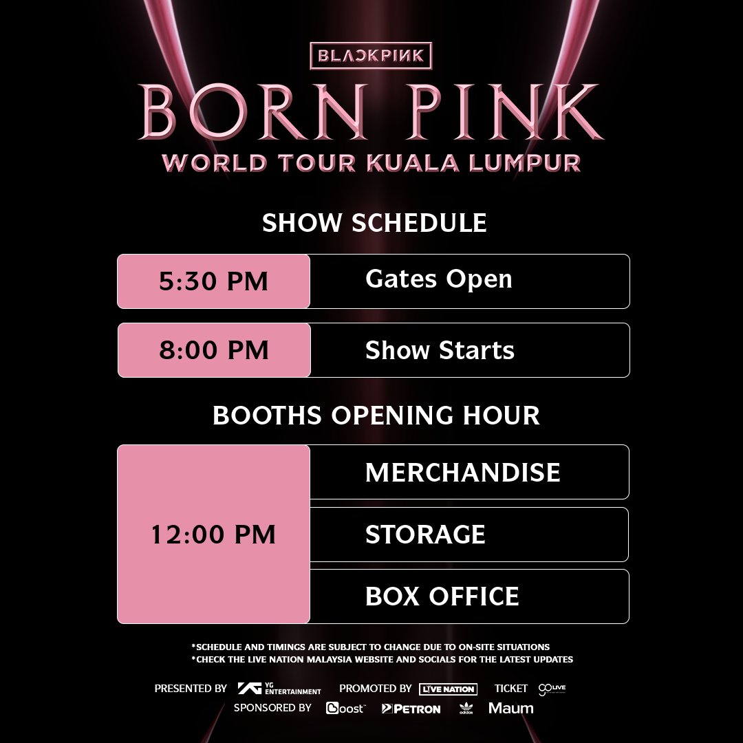 Live Nation Malaysia on Twitter: "Hey BLINKs! Are you ready for ...