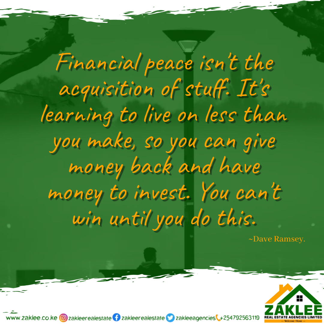 #mondaythoughts #MondayMorning #MondayMotivation #Mondayvibes #MondayMood #Monday_Motivation #monday
#InvestmentsYouCanCountOn 
zaklee.co.ke