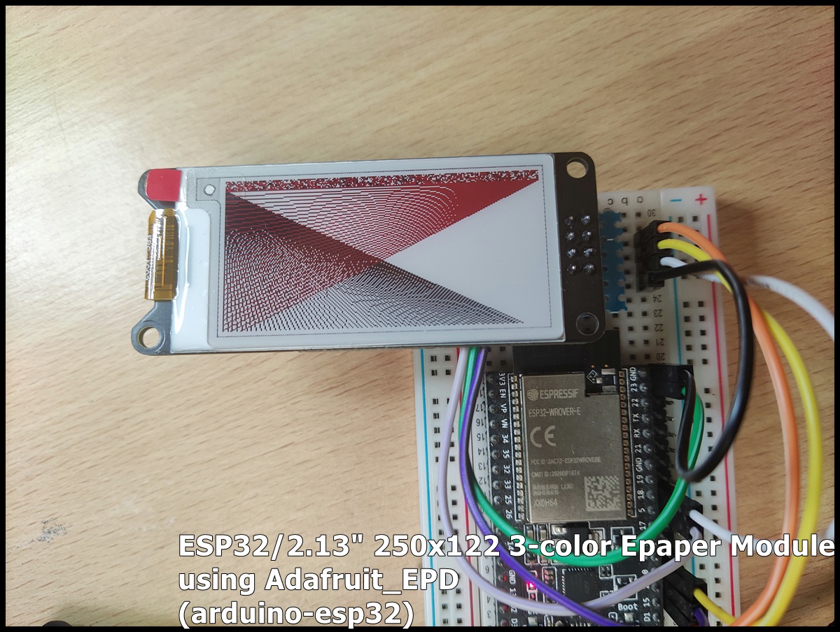 KcCoxxect's tweet photo. #ESP32/2.13" 250x122 3-color Epaper Module (#SSD1680) using Adafruit_EPD https://t.co/uEHmu9RDK9 via @YouTube 
https://t.co/URFwDLXbjm https://t.co/iFF2I0NWS1