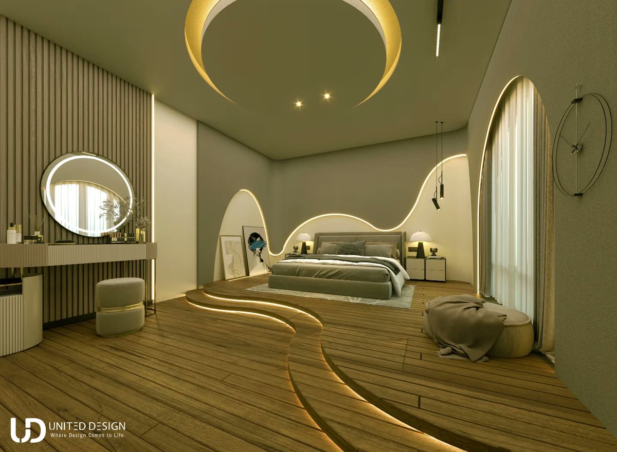 uniteddesign_ud's tweet photo. Sweet dreams are made of this 🌙✨ Our latest project transformed this master bedroom into a modern oasis with luxury fittings and a sleek, sophisticated vibe. Who wouldn't want to wake up in this stylish sanctuary?
#interiordesign #modernluxury #luxurymasterbedroom #bedroom https://t.co/JbEXfzBnMt