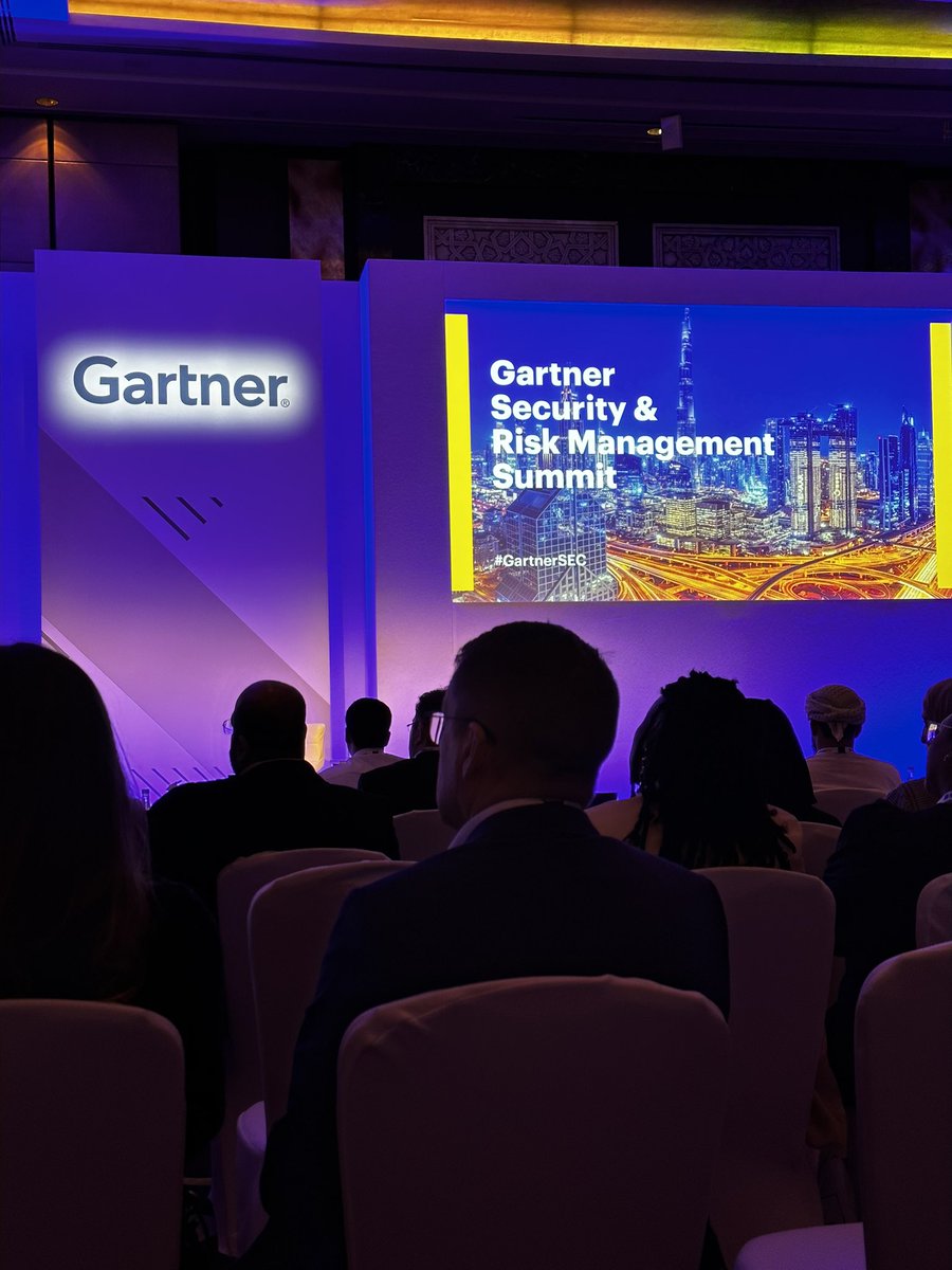 geekaria's tweet photo. Attending #Gartner Security &amp; Risk Management Summit #gartnersec https://t.co/JBM6ZwQIMZ