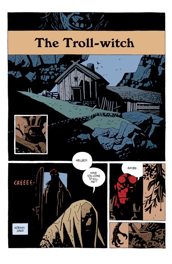 One of my new favorite Hellboy pages.